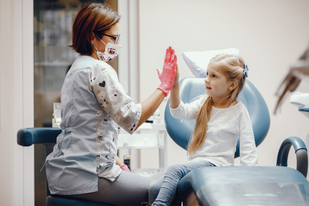 Ambientamento dal dentista per bambini